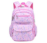 Sac à Dos pour Filles, Enfants Sac d'école Primaire Étudiants Cartables Scolaires Impression de Licorne Sacs Léger Voyage Élèves Cadeaux de Rentrée Ccolaire 5-12 Ans