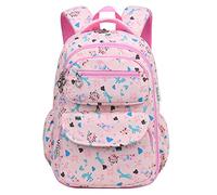 Sac à Dos pour Filles, Enfants Sac d'école Primaire Étudiants Cartables Scolaires Impression de Licorne Sacs Léger Voyage Élèves Cadeaux de Rentrée Ccolaire 5-12 Ans