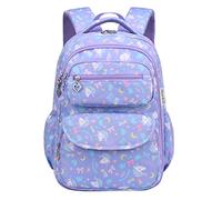 Sac à Dos pour Filles, Enfants Sac d'école Primaire Étudiants Cartables Scolaires Impression de Licorne Sacs Léger Voyage Élèves Cadeaux de Rentrée Ccolaire 5-12 Ans
