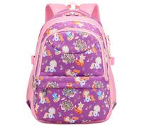 Sac à Dos pour Filles Enfants Sac d'école Primaire Étudiants Cartables Scolaires Impression de Licorne Sacs Léger Voyage Élèves Cadeaux de Rentrée Ccolaire 5-12 Ans
