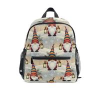 Sac à dos pour filles et garçons, sac à dos d'école mignon de Noël pour enfants, Nains de Noël mignons, Small, Sacs à dos cool imprimé football