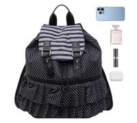 Sac à dos pour filles mignon à pois légers multi-compartiments de rangement | Sac à dos de voyage tendance pour femme, adolescente, université, camping, trajets en plein air, vacances