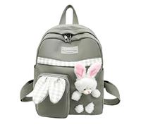 Sac à dos pour garçons et filles de maternelle, grande capacité, sac d'école, mignon petit sac à dos en toile, sac de voyage pour enfants, sac à dos randonnée, vert, 40, Sac à dos polochon