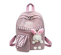 Sac à dos pour garçons et filles de maternelle, grande capacité, sac d'école, mignon petit sac à dos en toile, sac de voyage pour enfants, sac à dos randonnée, Rose, 40, Sac à dos polochon