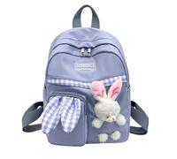 Sac à dos pour garçons et filles de maternelle, grande capacité, sac d'école, petit sac à dos en toile, sac de voyage pour enfants avec nom, bleu, 40, Sac à dos polochon