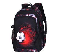 Sac à dos pour garçons pour enfants, sac à dos d'école, sac à dos de voyage, sacs à dos d'école pour hommes, Rouge, taille unique