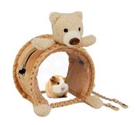 Sac à dos pour hamster - Fenêtre transparente - Cage à dos - Sac de transport pour les déplacements - Pour voyager avec des lapins comme lapin, tagame à barbe, sac de sucre, oiseau, hérisson, chaton