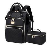 Sac À Dos Pour Le Déjeuner, Sac À Dos De Tissus Imperméable, Ssac Àà L'école, Sacs A Midi Pour Le Déjeuner, Bag D'ordinateur Portable Avec Compartiment Isolé, De Travail Étudiant Quotidien Bureau