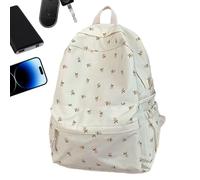 Sac À Dos Pour L'École Léger Téléphone Portefeuille Livres Ordinateur
