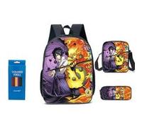 Sac à dos pour Naruto avec 12 Goserda stylos de couleur #01 G