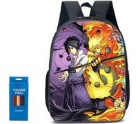 Sac à dos pour Naruto avec 12 Goserda stylos de couleur #09 G