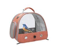 Sac à dos pour oiseaux de voyage - Porte-oiseaux compacts, cage pour animaux de compagnie ventilés | PE Small Pet Voyages Cage de transport pour perroquets transporteurs d'oiseaux portables