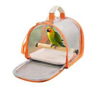 Sac à dos pour oiseaux, fenêtre transparente pour voyager en toute sécurité, sac de transport pour petits animaux, sac à dos pour oiseaux, pour les promenades, le camping - Convient pour perruches