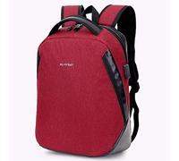 Sac à dos pour ordinateur portable, 15,6" avec port de charge USB, sac à dos de voyage professionnel, grand compartiment résistant à l'eau, sac à dos d'ordinateur pour l'école, sac à dos pour homme et femme red