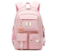 Sac à dos pour ordinateur portable 15,6" - Sac d'école - Sac à dos antivol - Grand sac à dos pour voyage, adolescentes, filles, femmes, étudiants