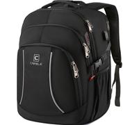 Sac à dos pour ordinateur portable 17,3 pouces, avec port de chargement USB, résistant à l'eau