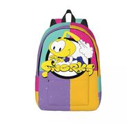 Sac à dos pour ordinateur portable à bandoulière réglable The Snorks Mystery Revealed pour l'ecole, sac à dos multi-compartiments pour femme, cadeau Noir