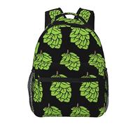 Sac à dos pour ordinateur portable antivol, sac à dos léger pour homme et femme, sac à dos mignon pour adolescent, St Patricks Day Green Shamrock Clover Leaf