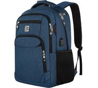 Sac À Dos Pour Ordinateur Portable - Avec Port De Charge Usb - Pour Le Travail, L'École, L'Université - Avec Compartiment Pour Ordinateur Portable Et Poche Antivol