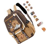Sac à dos pour ordinateur portable, beaux sacs à dos Capybara pour l'école, le travail, sac à dos décontracté, sac d'école, sacs de voyage, cadeaux, excellent tissu en nylon, Couleur café., Fishing
