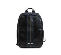 Sac à dos pour ordinateur portable - BMW - Carbon Blue Stripes - 16 pouces - Noir - Design élégant