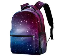 Sac à dos pour ordinateur portable d'affaires Sac à dos de sports de plein air Starry Sky School Sac à bandoulière pour homme femme, sac à dos de voyage unique résistant à la déchirure pour ordinateur