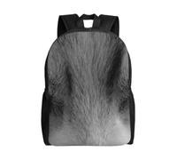 Sac à dos pour ordinateur portable de 15 pouces, sac à dos décontracté, sac à bandoulière mignon sac d'école, Blue Eyes Wolf, One Size, Décontracté