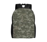 Sac à dos pour ordinateur portable de 15 pouces, sac à dos décontracté, sac à bandoulière mignon sac d'école, Camouflage militaire, One Size, Décontracté