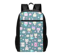 Sac à dos pour ordinateur portable de 17 pouces avec motif d'amour adapté pour les voyages ou le travail, Adorable petit renard., taille unique