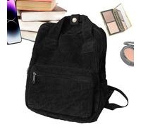 Sac À Dos Pour Ordinateur Portable En Velours Côtelé - Pack De Voyage Avec Poignée, Ssac Étudiant Décontracté | Sc D'organisateur De Transport De L'épaule Esthétique, Pack De Grande Capacité Avec Une