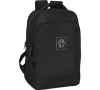 Sac à dos pour ordinateur portable et tablette avec port USB The Mandalorian Noir