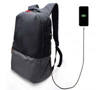 Sac à dos pour ordinateur portable jusqu'à 17,3', port de sortie USB, matériau hydrofuge ewent