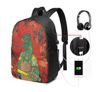 Sac à dos pour ordinateur portable King Gizzard And Lizard Wizard, résistant à l'eau avec port de chargement USB, idéal pour les voyages