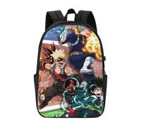 Sac à dos pour ordinateur portable My Hero Academia, sac à dos Anime pour l'école, sac à dos de voyage extra large - CASE2019 Noir