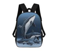 Sac à dos pour ordinateur portable pour homme et femme, sac à dos familial baleine pour voyage, travail, affaires, sac à dos léger