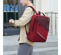 Sac à dos pour ordinateur portable RnemiTe-amo, sac à dos professionnel fin et résistant avec port de chargement USB, imperméable, compatible