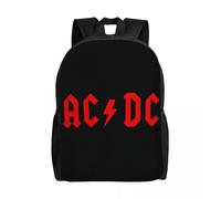 Sac à dos pour ordinateur portable Rock AC DC pour hommes et femmes, sac à dos décontracté pour étudiants, sacs de groupe de heavy metal Noir