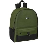 Safta M902 Sac à dos pour ordinateur portable 14,1" Unisexe Enfants (Pack de 1), Vert kaki/noir, Estándar, Décontracté