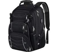 Sac à dos pour ordinateur portable, voyage d'affaires, antivol, fin et durable avec port de charge USB.