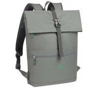 Rivacase Gremio sac à dos City backpack Gris Polyester, Polyéthylène téréphtalate recyclé (rPET)