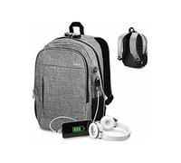 Sac à Dos pour Portable et Tablette avec Sortie USB Mochila para Portátil Urban Lock Backpack 16 Grey
