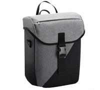 Sac à dos pour porte-vélos de 16 L pour un montage sûr sur les étagères arrière de vélo, compatible avec les vélos de route, VTT et banlieue (gris)