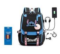 Sac à Dos pour stitch avec 12 Goserda stylos de couleur 46x29x16 cm #06 G