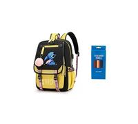 Sac à Dos pour stitch avec 12 stylos de couleur 46x29x16 cm #01