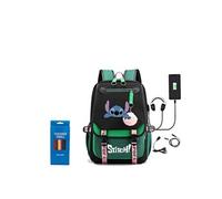 Sac à Dos pour stitch avec 12 stylos de couleur 46x29x16 cm #05