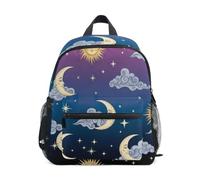 Sac à dos pour tout-petits filles garçons, sac à dos céleste lunes et soleils pour petit enfant, Lunes célestes Suns, Small, Sacs à dos cool imprimé football