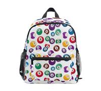 Sac à dos pour tout-petits garçons et filles, boules colorées, petits sacs à dos pour maternelle avec étiquette nominative, Chiffres de boules colorées, 3-5 Years, Sacs à dos mignons