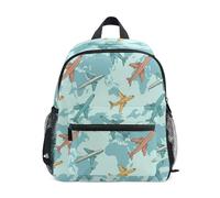 Sac à dos pour tout-petits garçons et filles, mini sac à dos pour filles avec étiquette nominative, Avions mignons de dessins animés, 3-5 Years, Sacs à dos mignons