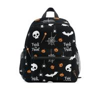 Sac à dos pour tout-petits garçons filles dessin animé crânes blanc sac à dos petit enfant, Crânes de dessin animé blanc, Small, Sacs à dos cool imprimé football