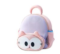 Sac à dos pour tout-petits - Sac à dos préscolaire avec motif d'animaux mignons pour garçons et filles - Sac à dos de maternelle avec dessins animés de chats, petit sac à dos de grande capacité
